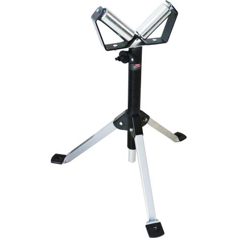 STIER Rollständer, Tragkraft 80kg, mit V-Träger, Höhenverstellbar 71 - 110 cm, Stabile Drei-Fuß-Konstruktion