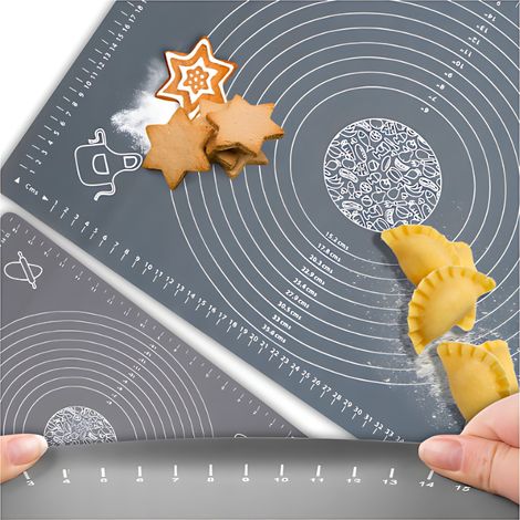 Tapis de cuisine en silicone grand format pour la cuisson et la pâtisserie (1/5)