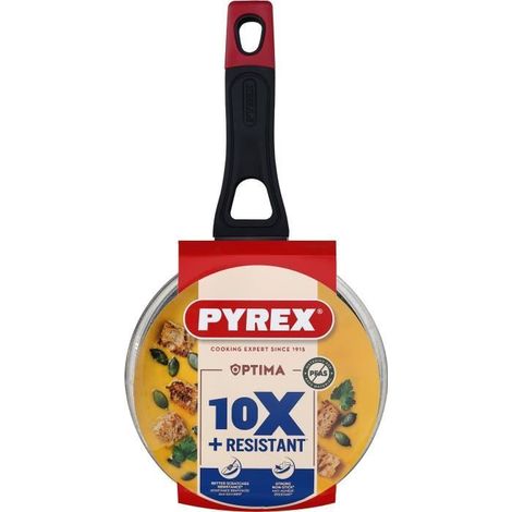 Cazuela + tapa - PYREX - 1455030 - Antiadherente - 16 cm - Sin PFAS