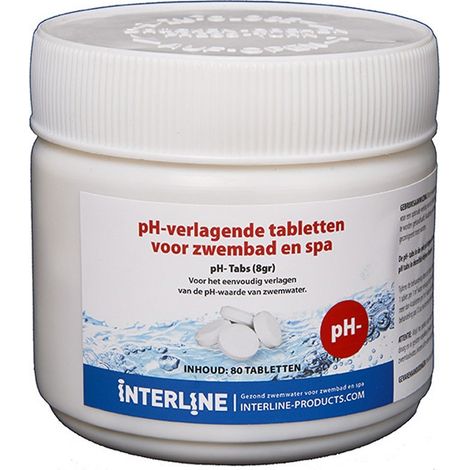Interline PH-Minus Tablettes 80 Pièces