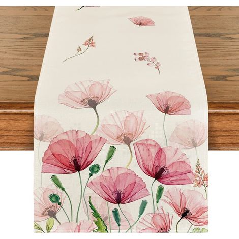 Nappe imprimée numériquement (lot de 1) - Rouge foncé - Nappe imprimée numériquement (lot de 1) - Rouge foncé (1/5)