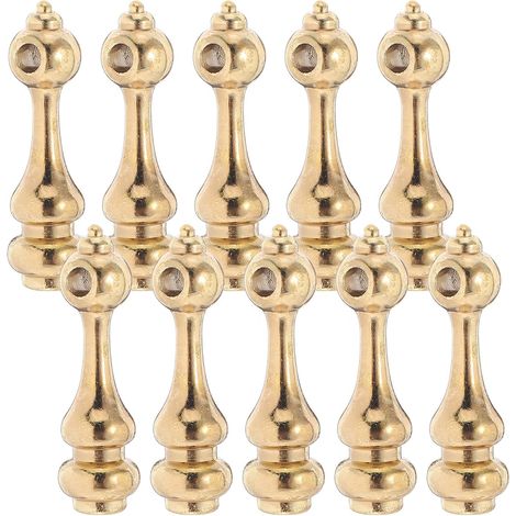 Lot de 12 Connecteurs Métalliques pour Rambarde Verre 4 Mm, Embouts Poteau en Alliage Robuste Finition Dorée, Accessoires Quincaillerie pour Meubles, Bars et Chariots Cuisine (1/5)