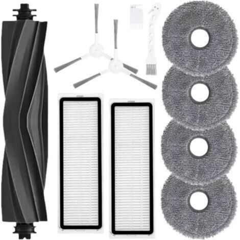 Kit d'Accessoires de Rechange Compatible Avec Dreame Bot L10 Prime/Pro - Aspirateur Robot, Brosse en Caoutchouc, Filtre HEPA, Brosse Latérale, Chiffon (1/5)