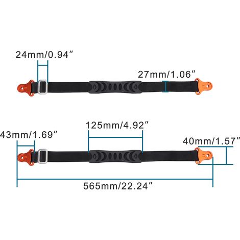 GOOFIT off-road motorcycle modification accessories: tow strap, seat cushion, rear lift rope compatible with various models. (1/4)