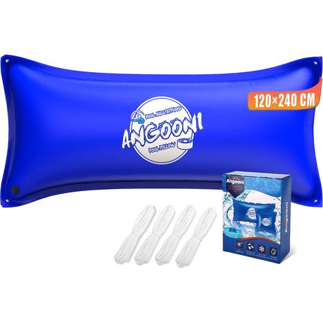 Coussin d'hivernage Piscine XXL 120x240 cm Bleu (1/5)