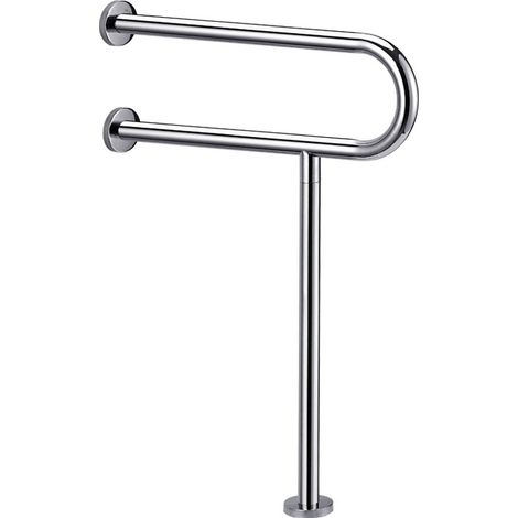 Mains courantes pour handicapés, mains courantes de toilettes,mains courantes en acier inoxydable 60x70cm, barres de support de salle de bain adaptées (1/5)