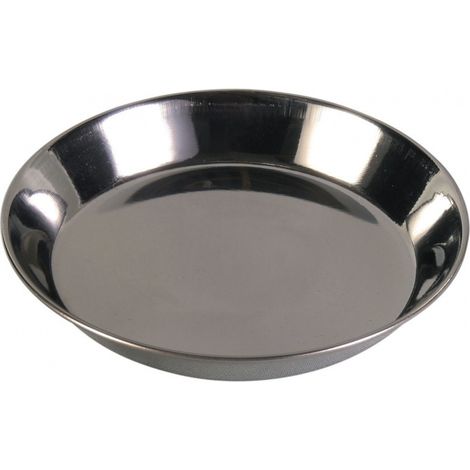 écuelle 0.2 L ø 13 cm en acier inox  pour chat - Trixie (1/3)