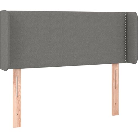 Maison Exclusive - Kopfteil mit Ohren Dunkelgrau 103x16x78/88 cm