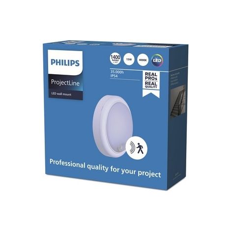 Philips ProjectLine lámpara de pared LED blanca 15 W