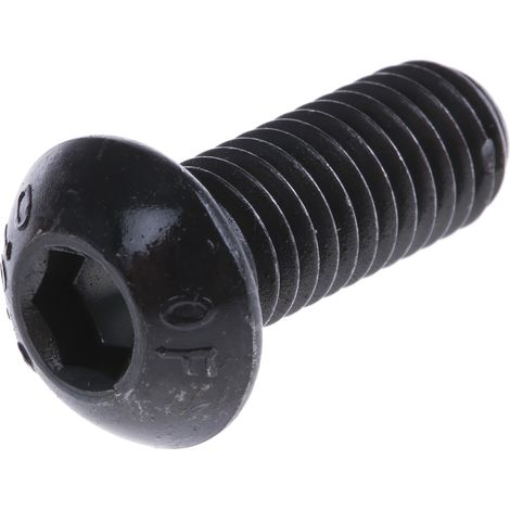 Vis à six pans creux, M8 x 20mm, tête Vis bombée à tête creuse hexagonale, en Acier ( Prix pour Boîte de 50 )