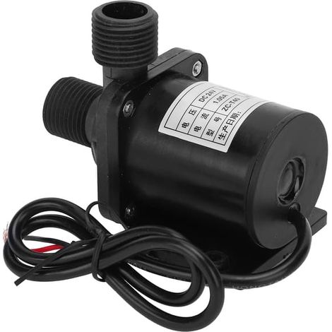 Pompe de circulation sans balais DC24V, mini pompe à eau IP68 1320 L/h pour outils hydrauliques ZC-T40 (1/5)