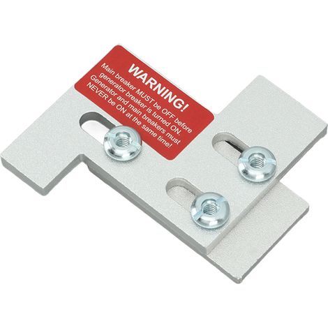 Horizontales Generator-Verriegelungsset, elektrische Steuereinheit 150 A/200 A, 1-1/4-Zoll-Platte, Sicherheitsvorrichtung (1/5)