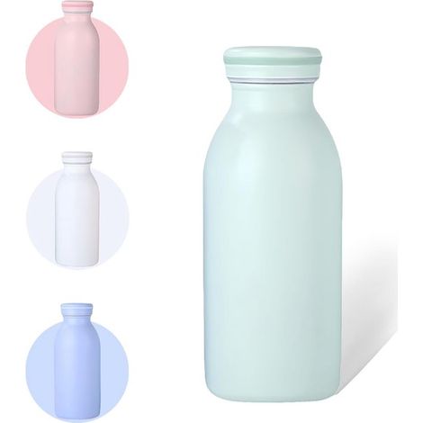 450 ml isolierte Wasserflasche, Edelstahl Isolierflasche, wiederverwendbare, BPA freie Edelstahlflasche, hält Getränke heiß und kalt, für Reisen, (1/5)