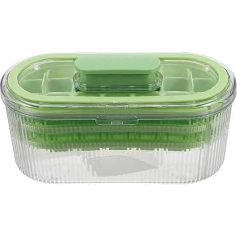 Petit Bac à Glaçons Empilable en Plastique avec Couvercle et Pelle (1/5)