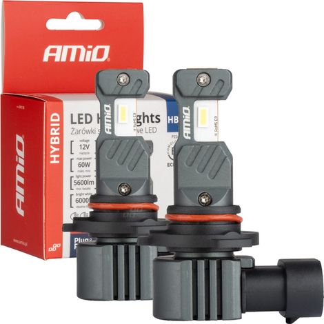 Bombillas LED para coche serie híbrida HB4 9006 6000K Canbus 60W amio-04118 (1/5)