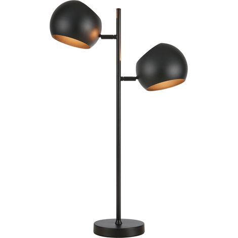 Lampe de table 2 x 40w max e14 noir - markslojd - edgar 88856623 88856623 88856623 88856623 (1/3)