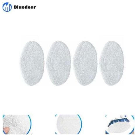 Ersatz-Wischmoppbezüge für das Polti 4-teilige Set, Mikrofaser-Dampfmopp, waschbare Ersatzmopps (1/3)