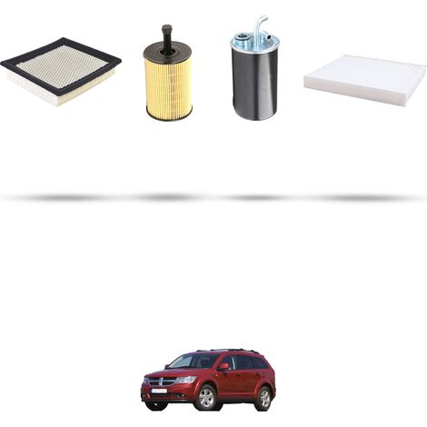 Kit tagliando 4 filtri compatibile con Dodge Journey 2.0 Crd 103kw dal 2008 (1/5)