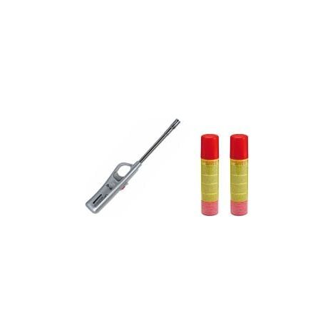 ROTHENBERGER Industrial  1x accendigas  antivento incl.  2x Rofill  Gas 100  ml - 1500005172