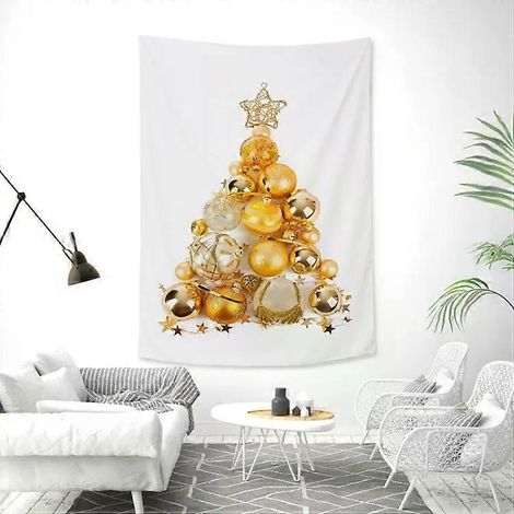 Tapisserie murale rectangulaire motif sapin de Noël, 100 x 150 cm, 5