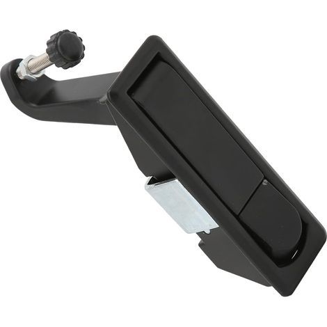 Loquet de compression non verrouillable en alliage de zinc pour boîtes à outils de camping-car, armoires de bateau, fermetures de bagages (noir)