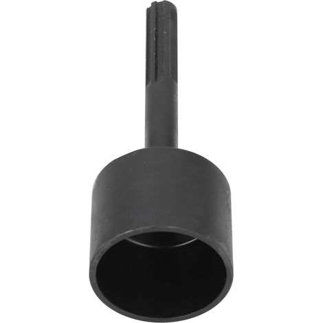 Enfonceuse de poteaux en T pour piquets de clôture, piquets de terre, barres d'armature, petits poteaux de signalisation, acier forgé noir 65 mm / 2,6 po