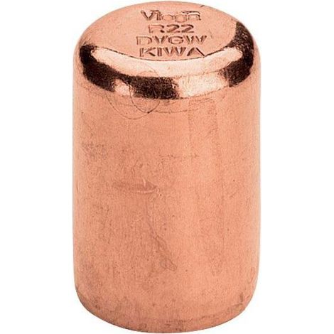 Viega Profipress capuchon d&39extrémité 330 903 15 mm, le cuivre, le Profipress extrémité