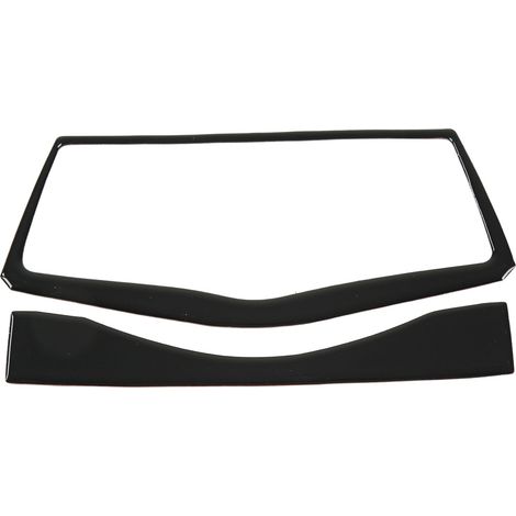Baguette de finition pour écran radio, noir laqué, coins arrondis, résistante à la rouille et légère, compatible avec les modèles 370Z Z34 de 2009 à aujourd'hui. (1/5)