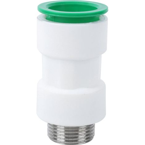 Raccord de tuyau plastique PPR, Mâle 32mm vers G1in, Connexion rapide à insertion droite, Matériau durable et résistant à la corrosion (1/5)