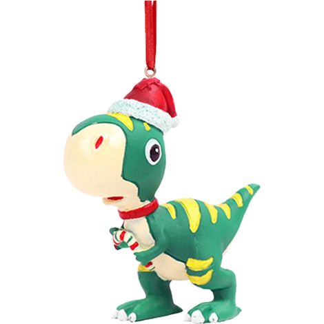 Pendentif Dinosaure - Décoration Arbre De Noël 3D - Ornements Accrochage Maison Voiture Fenêtre - 1 Pièce (1/4)