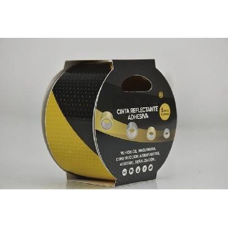 Cinta adhesiva reflectante de 50 mm X 5 m SEKURECO  Blanco - Rojo