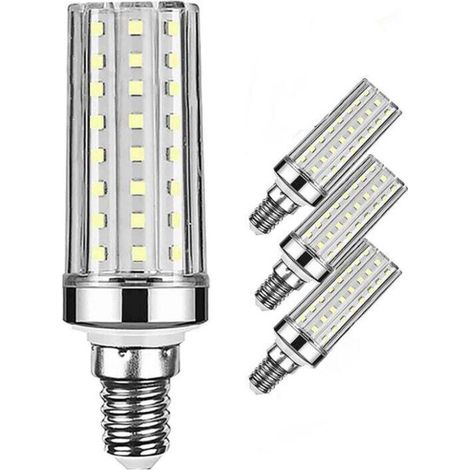 20-W-LED-Maiskolbenlampen, entspricht einer 150-W-Glühbirne, 1300 lm, 3000 K warmweiß, E14-Fassung (kleines Edison-Schraubgewinde), 4er-Pack