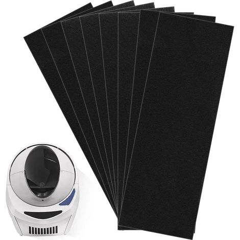 Activated Carbon Filter for Cat Litter, Absorbent Odour Filters Replacement, Effective Air Freshener for Litter Tray (1/5)