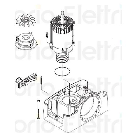 beninca pièce détachée moteur pour bull20t 9686339