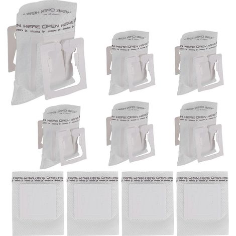 Packung mit 50 Kaffeefilterbeuteln, Perkolationsfilter, tragbar, zum Aufhängen. (1/5)