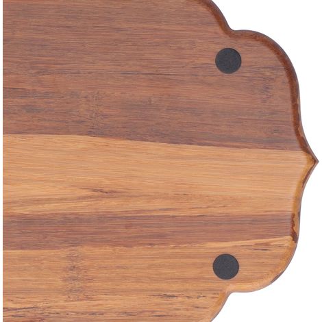 Teetablett aus Bambus, Servierplatte, japanisches Geschirr mit Schutzgleitern, 19,8 x 13,7 x 1,8 cm (1/5)