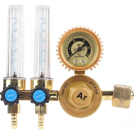 Régulateur de pression, régulateur d'argon transparent durable pour le soudage à l'arc, usage professionnel, coupe, industrie chimique à usage général (1/5)