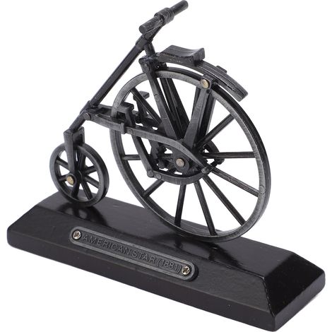 Modèle de vélo décoratif à monter soi-même, avec grandes et petites roues en alliage, idéal pour la maison, le bureau, les collections et les cadeaux.