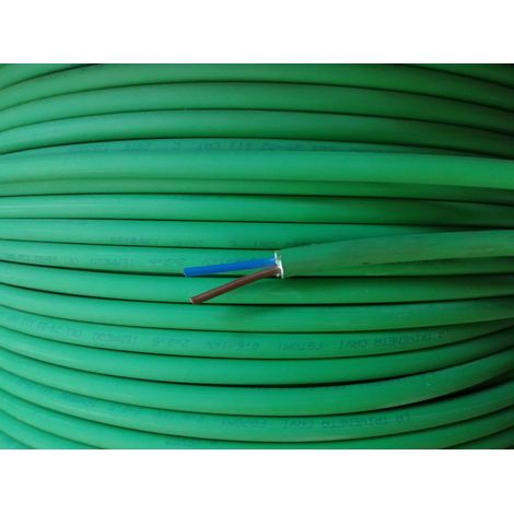 Cavi al metro cavo fg16om16 multipolare fg16 verde 2 conduttori da 2,5mmq senza giallo verde fg7om1-2x2,5 fg16om16-2x2,5