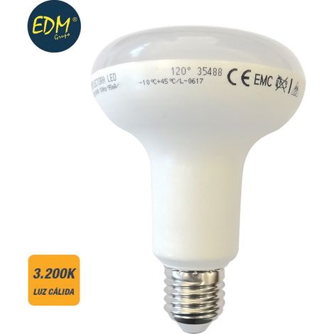 LED-Reflektorlampe R90 E27 12 W 1154 lm 3200 K warmes Licht ø9 x 12,1 cm EDM