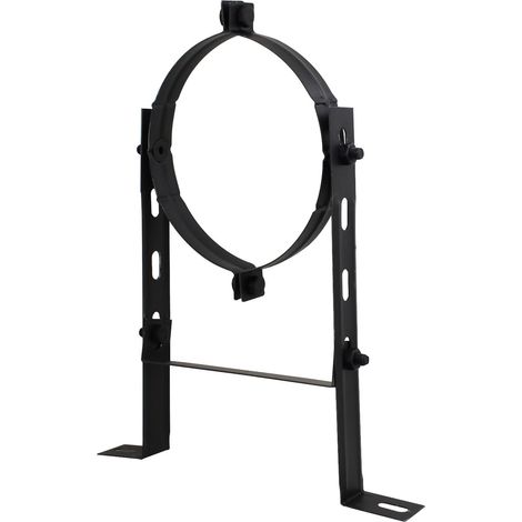 Collier serrage pour tuyau de poele 150mm support mural conduit cheminée collier fixation murale bois pellet (1/5)