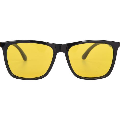 Ortviai Lunettes de soleil polarisées pour conduite nocturne – Monture en alliage aluminium-magnésium, verres jaunes HD, 59 mm, lunettes de protection (1/5)