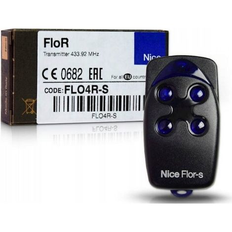 Bello telecomando flor-S FLO4R-S per operatori di cancelli d'ingresso, 4 canali, 433,92 MHz (1/3)