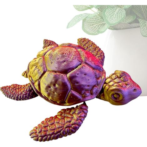 Schildkröte Figur Marine Schildkröten Gedruckte Schreibtisch