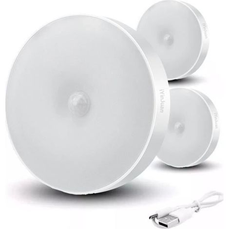 Lampe Murale Sans Fil Détecteur de Mouvement 3 Pack Éclairage Intérieur (1/4)