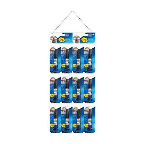 BOSTIK SUPER GLUE JUMBO CARD - GR 3 CF=PZ 12- 2 confezioni