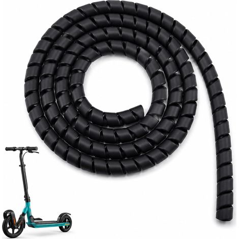 100cm Gaine Spirale Flexible TPU pour Câbles de Trottinette Électrique pour M365/Pro, Gaine Cable Electrique, Protection Flexible Mat pour Faisceaux de Vélo Moto (1/5)