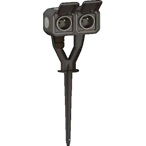 Legrand Plexo 069749L enchufe estanco antracita exterior
