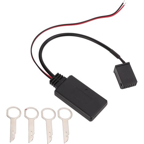 Adaptateur Bluetooth Voiture Musique Audio Stéréo Câble Aux Remplacement pour Ford Mondeo MK3 Focus 2 MK2 (1/5)
