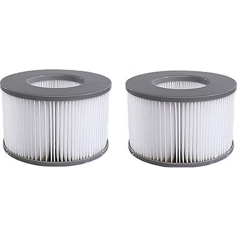 Lot de 2 Filtres pour Piscine et Spa, Antipoussière, Compatible Bâche, Nettoyage Efficace, Accessoire Entretien (1/5)